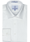 Sir Gregory Men's Regular Fit Solid Twill Dress Shirt