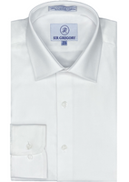 Sir Gregory Men's Regular Fit Solid Twill Dress Shirt