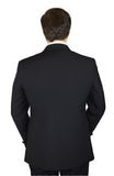 Sir Gregory Men's Fitted Tuxedo Jacket 1 Button Tux Blazer with Satin Notch Lapel